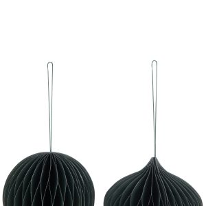 J-Line kersthanger Bal – papier – groen – large – 2 stuks J-Line kersthanger Bal – papier – groen – large – 2 stuks