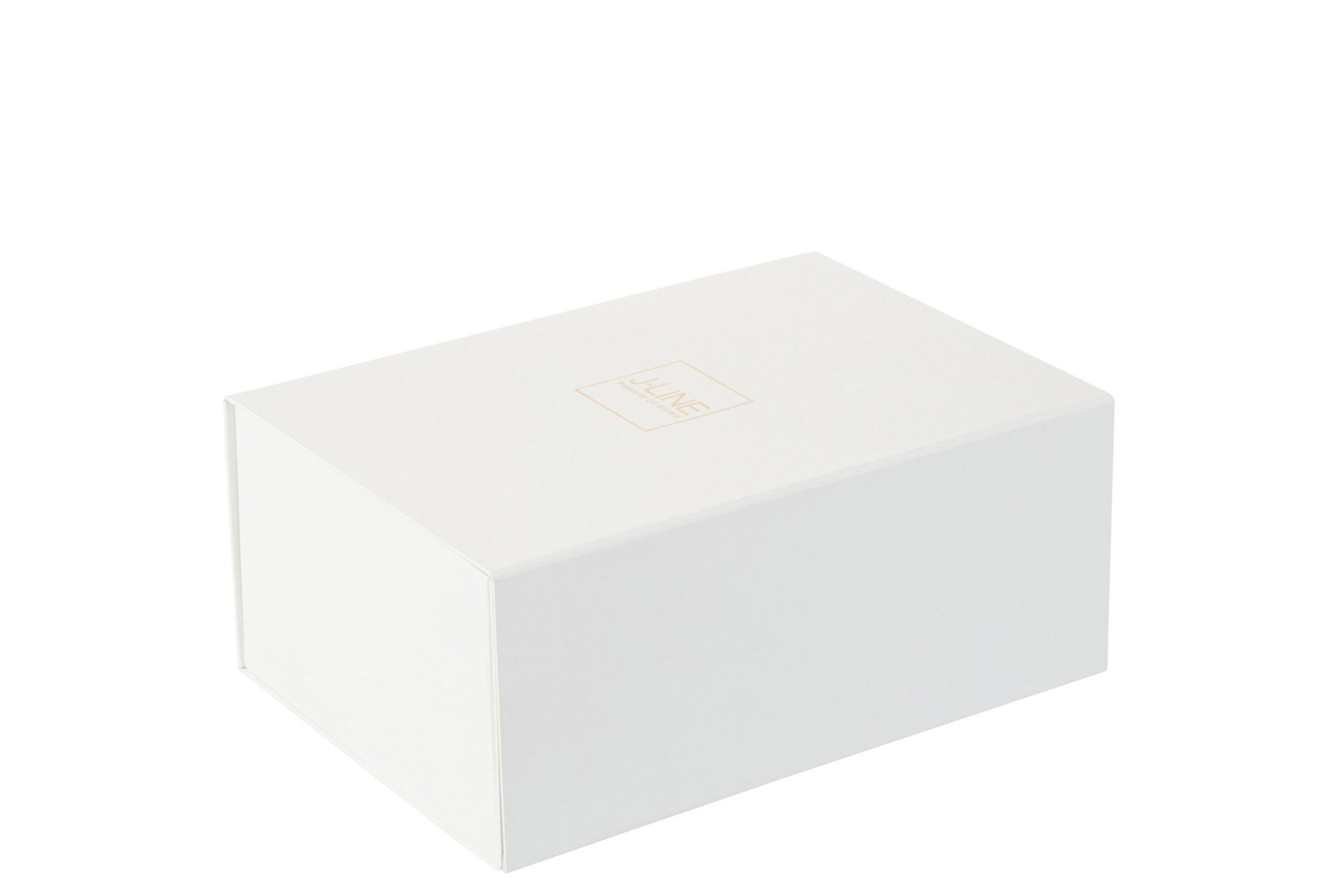 J-Line geschenkdoos - papier - wit - small