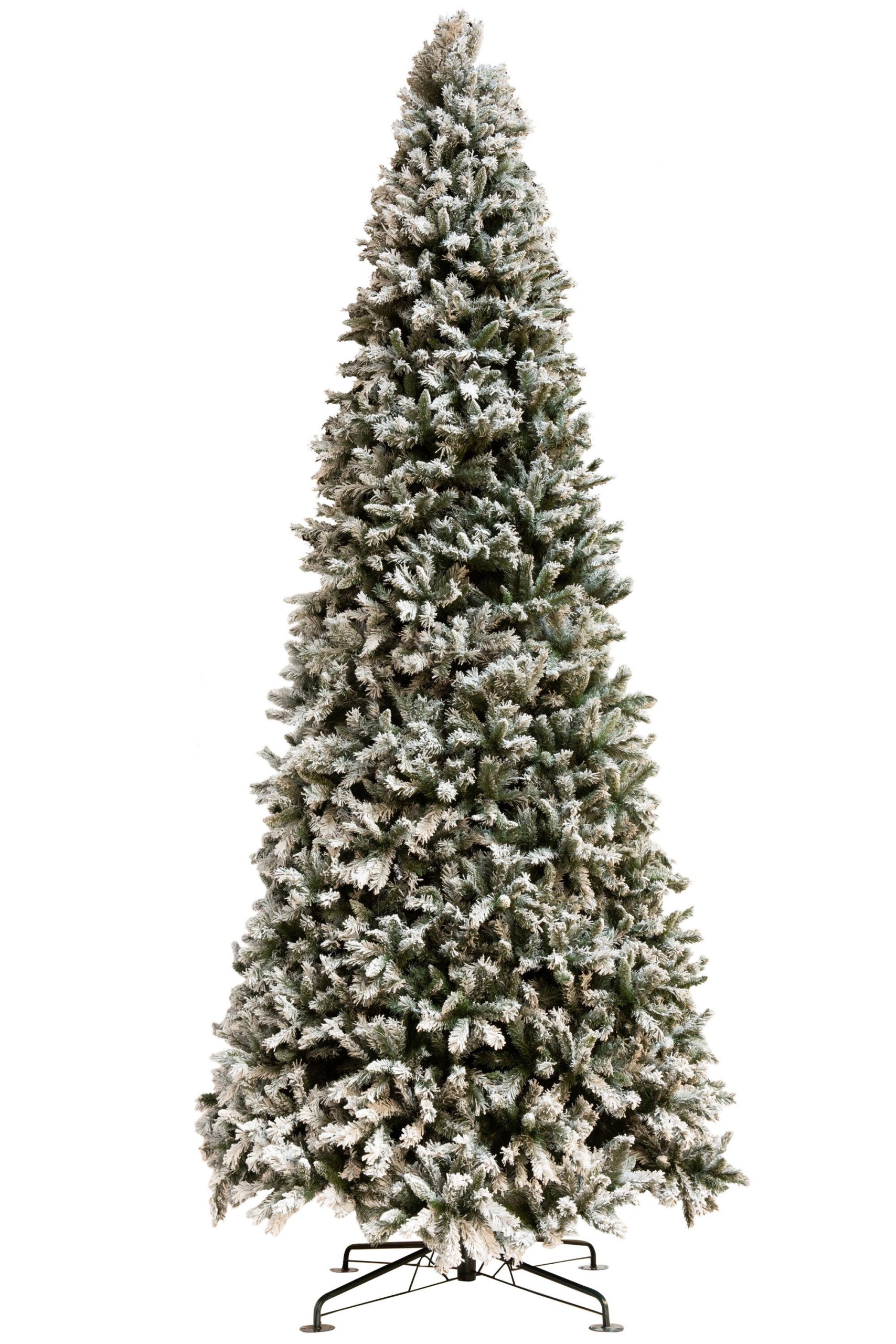 J-Line kerstboom Besneeuwd - kunststof - groen - extra large - 450 cm