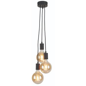 it's about RoMi hanglamp Oslo – zwart – 20x20x150cm