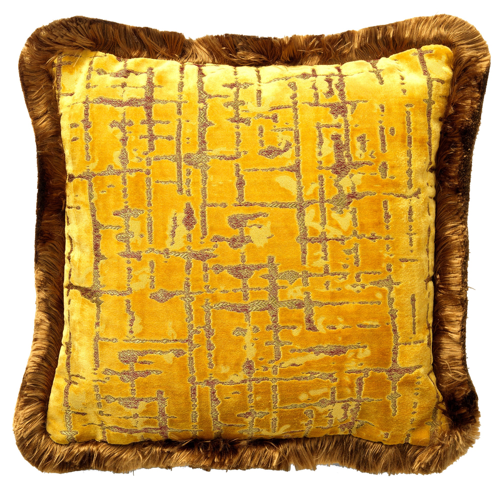POSEIDON | sierkussen 45x45 cm | Golden Glow | geel | Hoii | met duurz