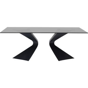 Kare Design Eettafel Gloria 200x100cm zwart Kare Design Eettafel Gloria 200x100cm zwart