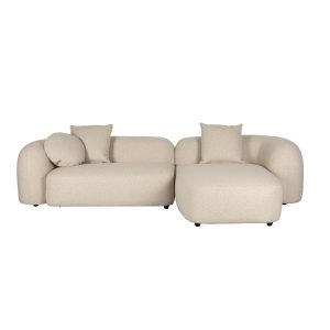Housecraft Living Perry 3-Zitsbank Chaise Longue Rechts Beige