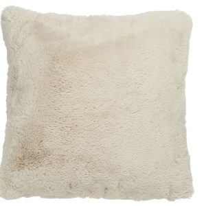 J-Line kussen Cutie – polyester – lichtgrijs