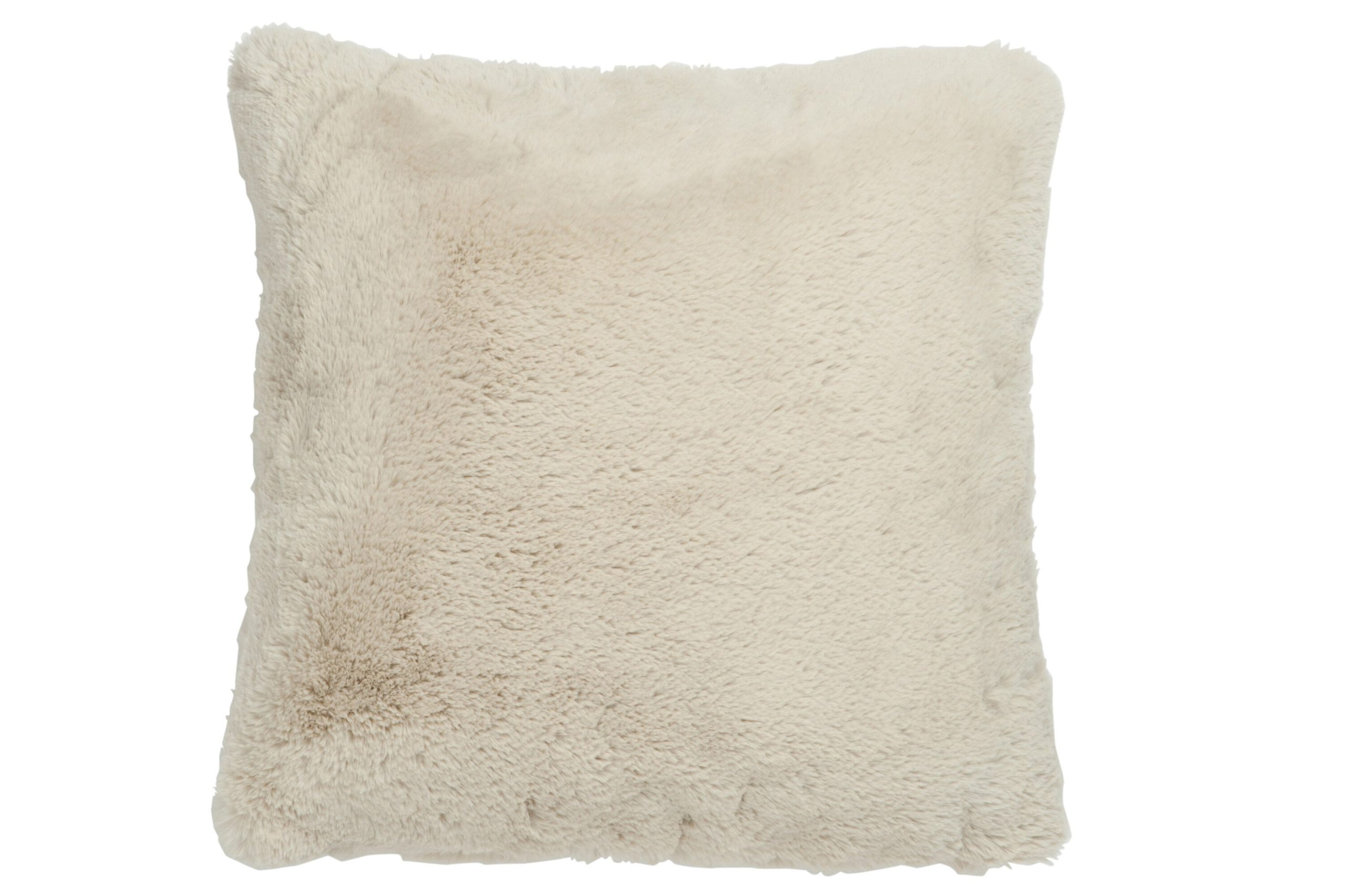 J-Line kussen Cutie - polyester - lichtgrijs