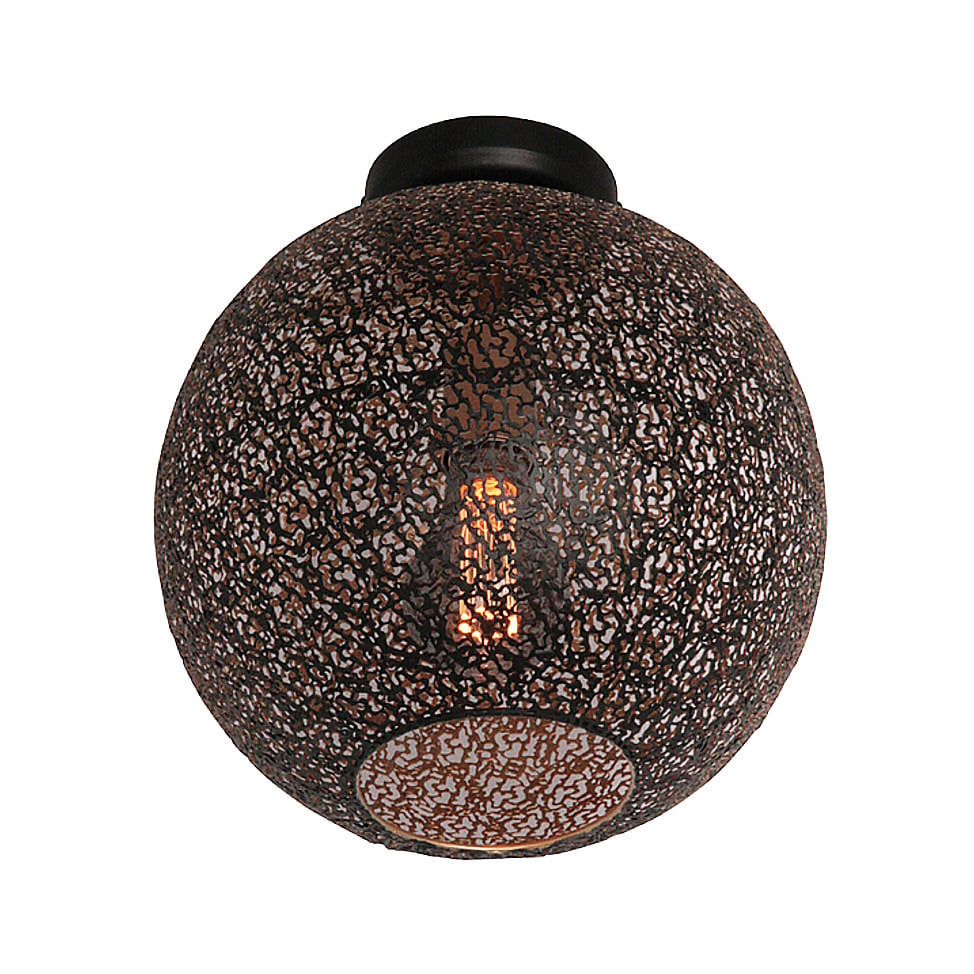 Freelight plafondlamp Oronero - 1 lichts - 30 x 30 cm - zwart