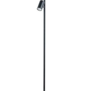Highlight vloerlamp Burgos – 3 lichts – 23 x 160 cm – zwart
