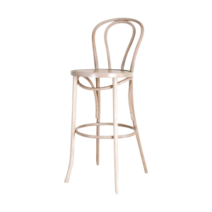 Fameg Vienna Thonet No. 18 houten barkruk whitewash – 75 cm Fameg Vienna Thonet No. 18 houten barkruk whitewash – 75 cm