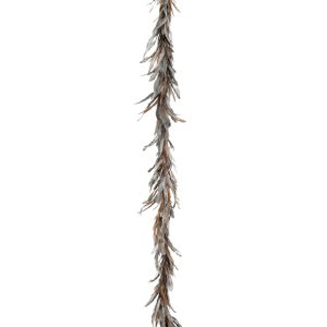 J-Line decoratie slinger Losse veren – zilver