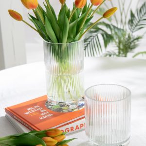 J-Line windlicht Clara – glas – transparant – small J-Line windlicht Clara – glas – transparant – small