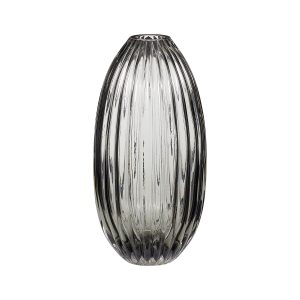 Hübsch vaas Ripple – glas – ø15xh30cm