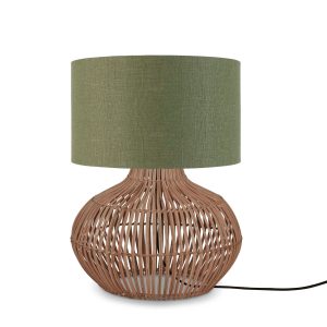 GOOD&MOJO tafellamp Kalahari – groen – Ø32cm