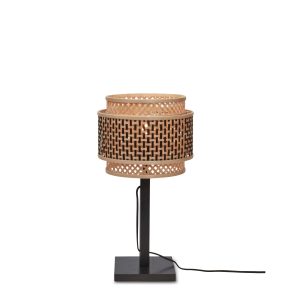 GOOD&MOJO tafellamp Bhutan – zwart – Ø18cm