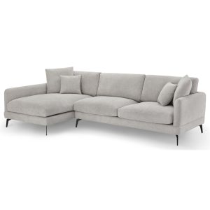 Furnhouse chaise longue bank links Maggie – Grijs – Stof – 95x290x90 Furnhouse chaise longue bank links Maggie – Grijs – Stof – 95x290x90