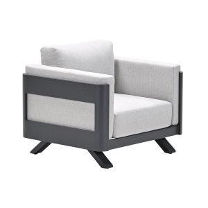 Garden Impressions loungestoel Medellindonker grijs – valley sand