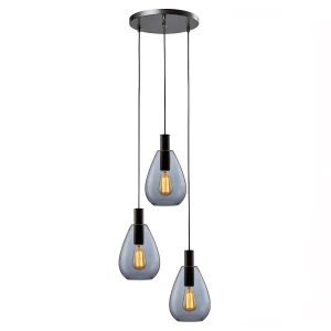 Freelight hanglamp Dorato – 3 lichts – 35 x 150 cm – zwart Freelight hanglamp Dorato – 3 lichts – 35 x 150 cm – zwart