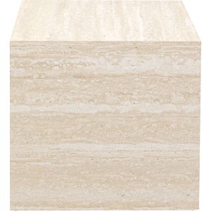 Kare Design Bijzettafel Travertino 45x45cm