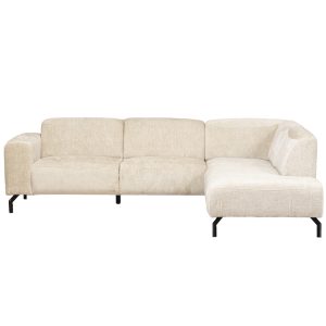 Giga Meubel Hoekbank Milan 3,5-zits Rechts – Stof/Metaal – Taupe Giga Meubel Hoekbank Milan 3,5-zits Rechts – Stof/Metaal – Taupe
