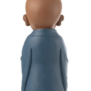 J-Line figuur Monnik Bidden – polyresin – blauw