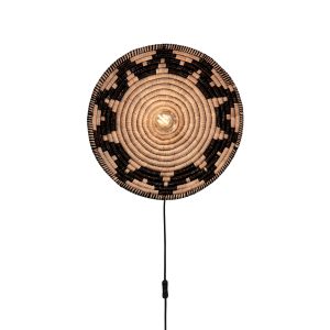 GOOD&MOJO wandlamp Andros – naturel – Ø45cm