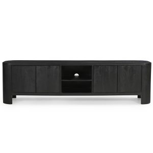 Giga Meubel Tv-Meubel Mitchel – Mangohout – Zwart – 200cm