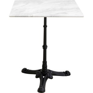 Kare Design Eettafel Bistrot vierkant 60x60cm wit marmer Kare Design Eettafel Bistrot vierkant 60x60cm wit marmer