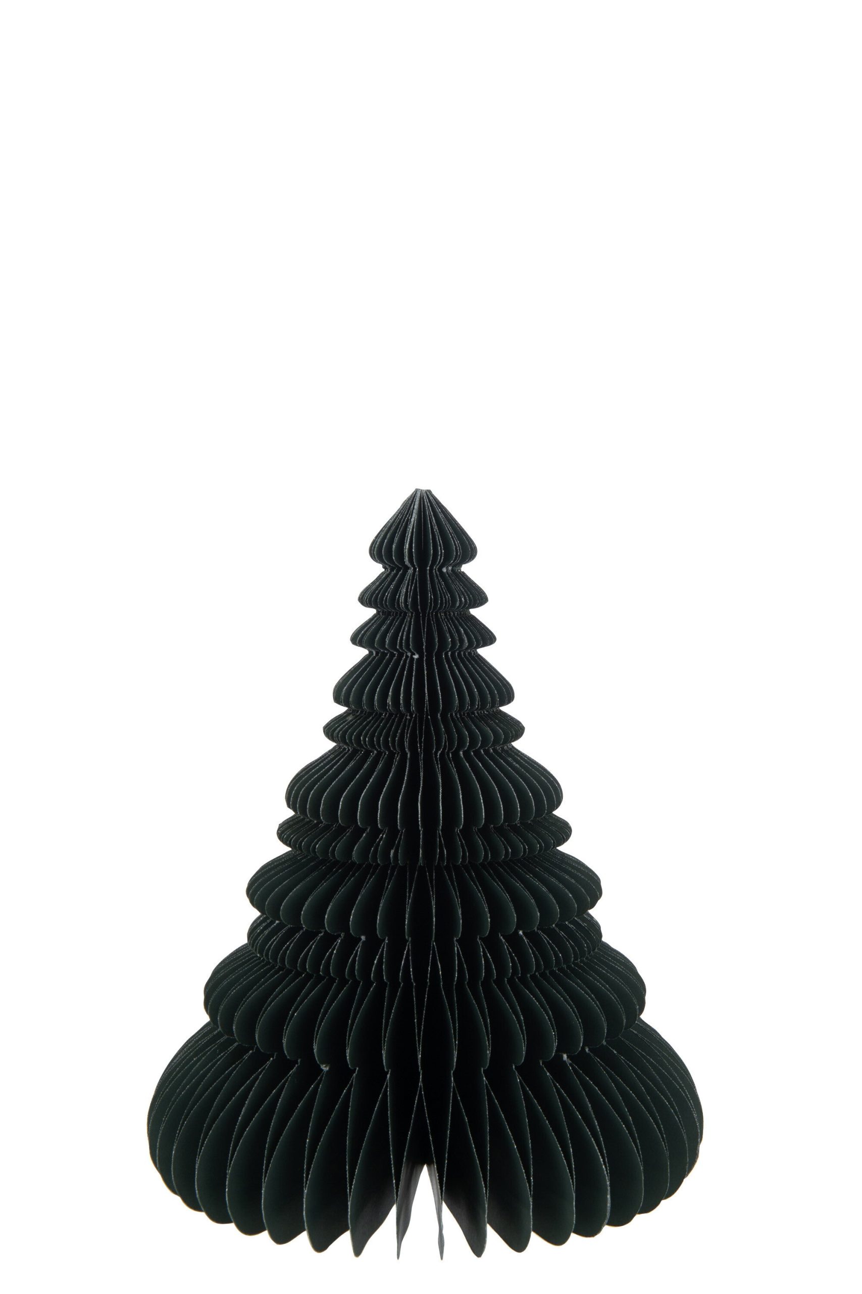 J-Line decoratie Kerstboom Vouwbaar - papier - groen - large - kerstve