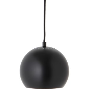 Frandsen hanglamp Ball – zwart – 18x18x15cm