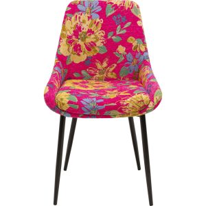 Kare Design Stoel East Side Flower Fever roze Kare Design Stoel East Side Flower Fever roze