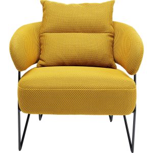 Kare Design Fauteuil Peppo geel