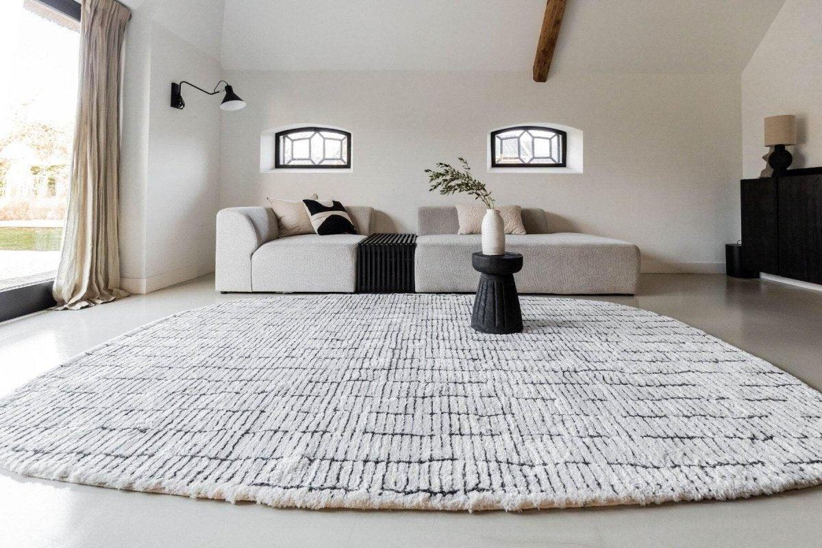 Interieur05 vloerkleed Rectangle Edge - creme - 160 x 230 cm