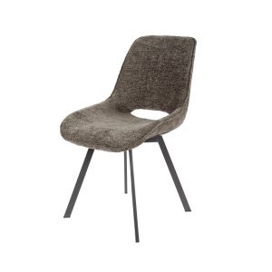 Giga Meubel Eetkamerstoel Swivel Rich – Taupe Stof – Set van 4 Giga Meubel Eetkamerstoel Swivel Rich – Taupe Stof – Set van 4