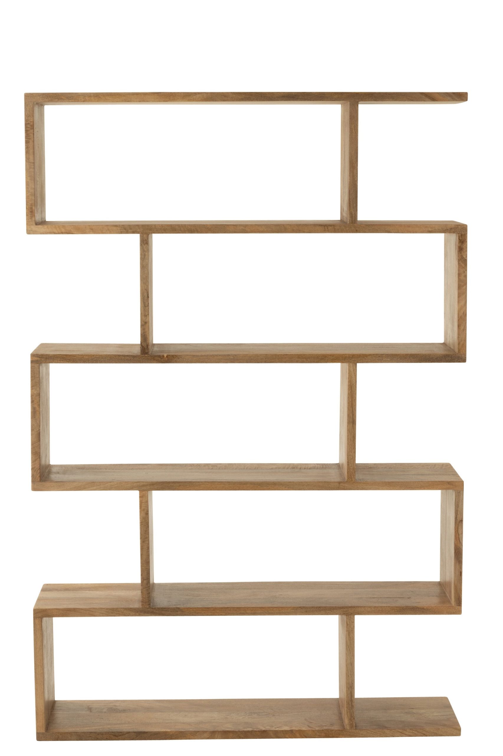 J-Line boekenkast Verticaal Latten - hout - naturel
