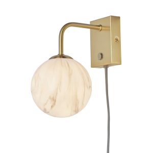 it's about RoMi wandlamp Carrara – goud – 12x18x21cm it's about RoMi wandlamp Carrara – goud – 12x18x21cm