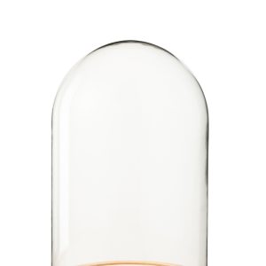 J-Line Decoratieve stolp – glas – naturel – medium