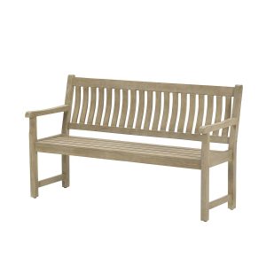 Garden Impressions tuinbank Cato eucalyptus white wash – L160 cm