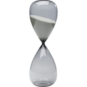 Kare Design Zandloper Timer 43cm zwart en wit Kare Design Zandloper Timer 43cm zwart en wit