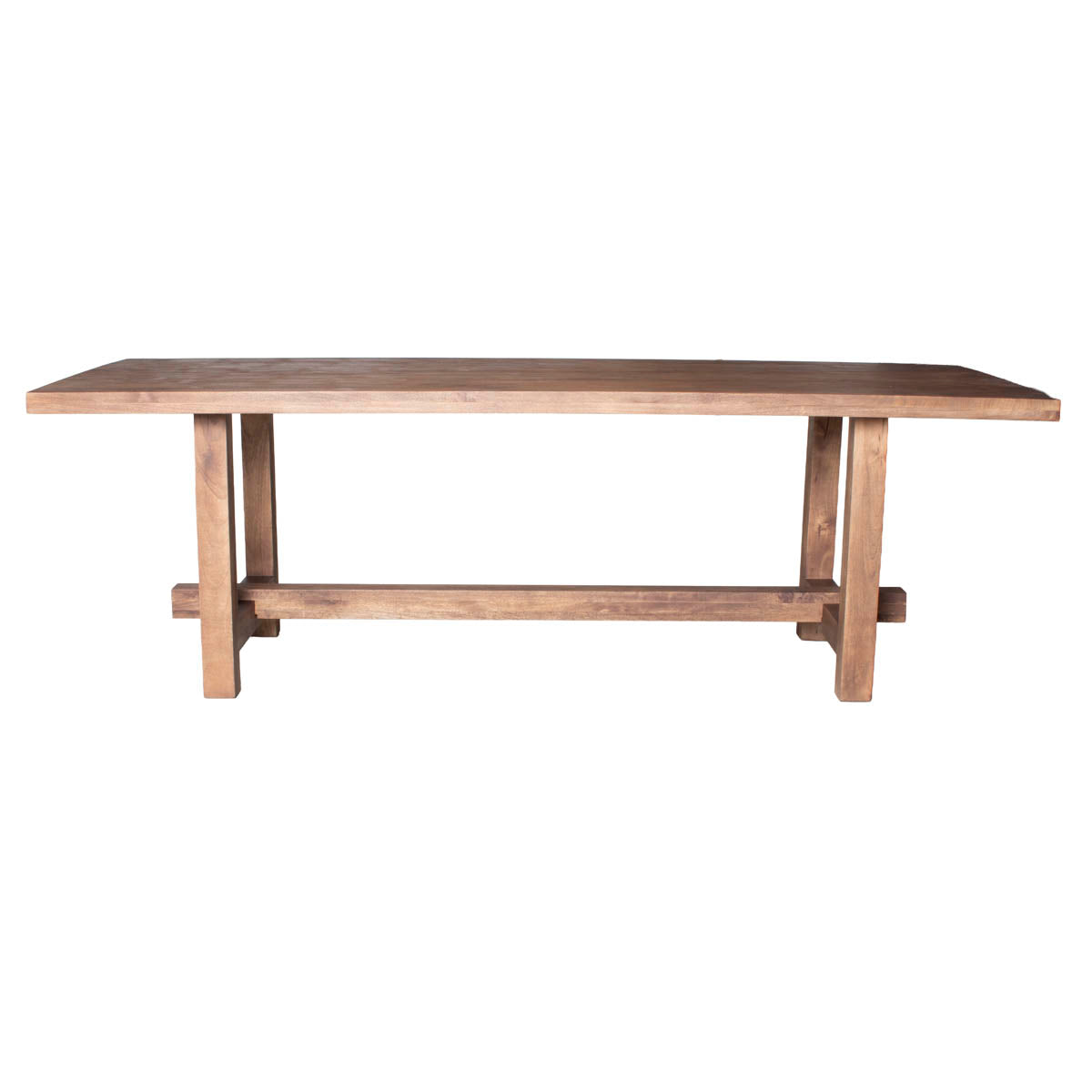 Giga Meubel Eettafel Frans - Rechthoek Donkerbruin Hout - 240x100x76cm