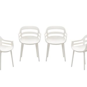 Garden Impressions Ceasar tuinstoelen set van 4 zand