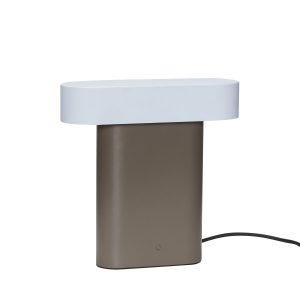 Hübsch tafellamp Sleek – ijzer/polycarbonaat – 25x8xh25cm, intergreret
