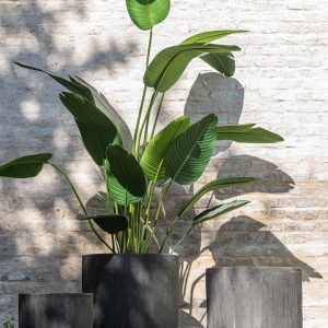 J-Line vaas Rond – keramiek – zwart – 3 stuks – Ø 55 cm J-Line vaas Rond – keramiek – zwart – 3 stuks – Ø 55 cm