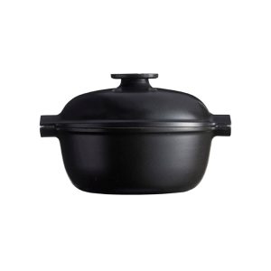 Emile Henry Kookpan rond Delight E-box – 4.0Ltr – Slate