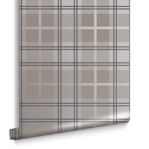 Graham & Brown Vliesbehang – Tartan Earth – 10mx52cm