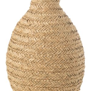 J-Line vaas Gevlochten – zeegras – naturel – large – 60 cm hoog J-Line vaas Gevlochten – zeegras – naturel – large – 60 cm hoog