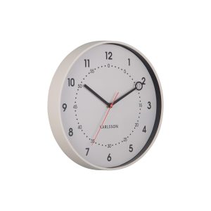 Karlsson wandklok Fresco – grijs – Ø31.5cm Karlsson wandklok Fresco – grijs – Ø31.5cm