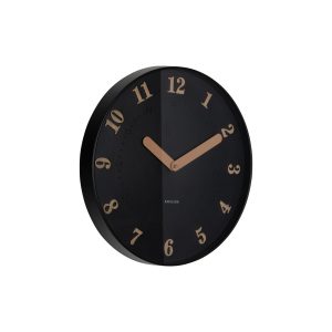 Karlsson wandklok Amena – zwart – Ø40cm Karlsson wandklok Amena – zwart – Ø40cm