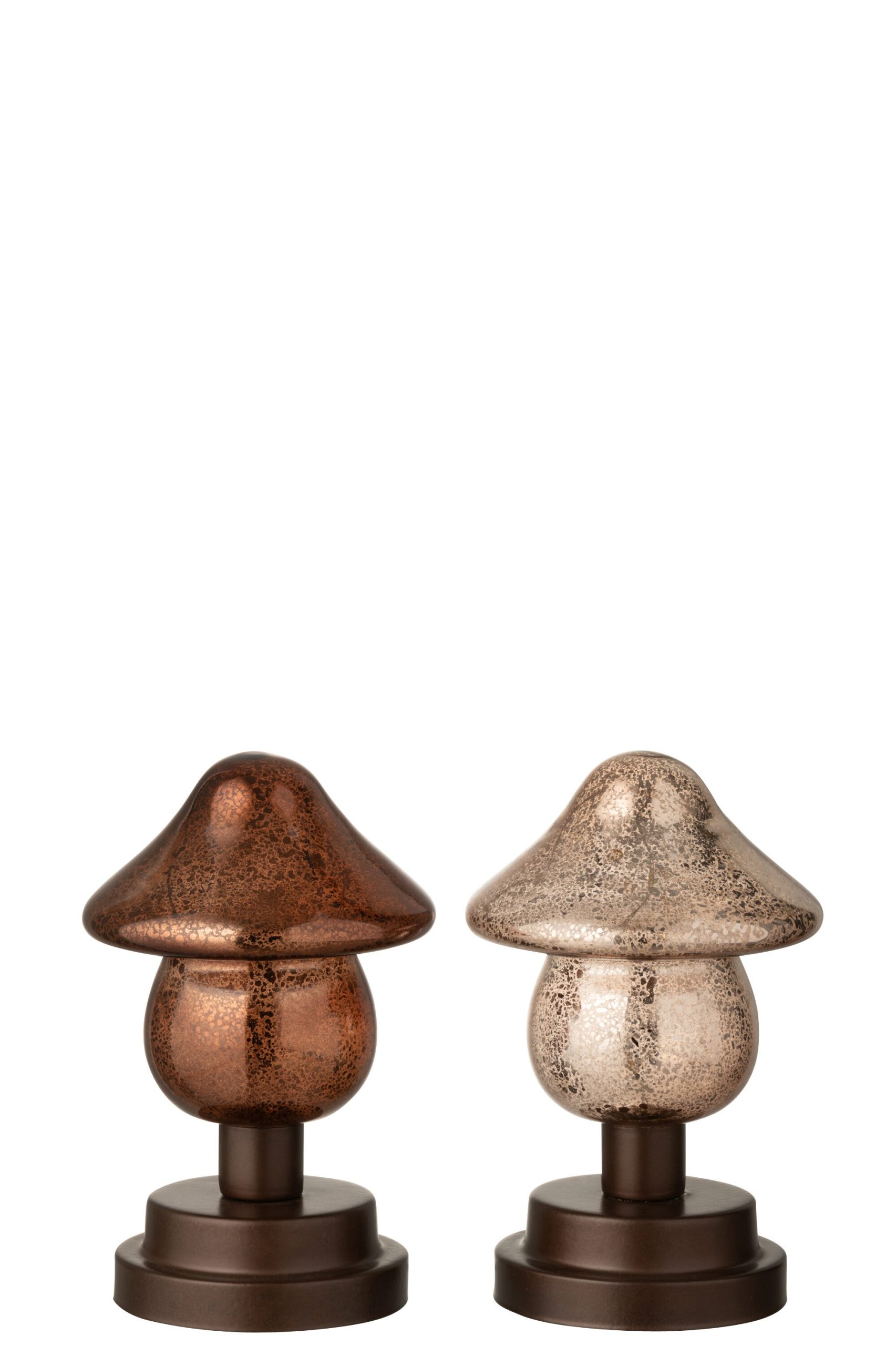 J-Line LED-lamp paddenstoel - 2 stuks