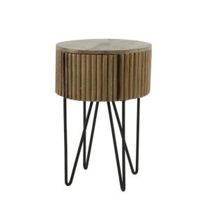 Giga Meubel Nachtkastje Tweak – Naturel Hout – 40x40x60cm Giga Meubel Nachtkastje Tweak – Naturel Hout – 40x40x60cm