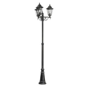 EGLO staande lamp buiten Navedo – e27 – 220 cm – zwart