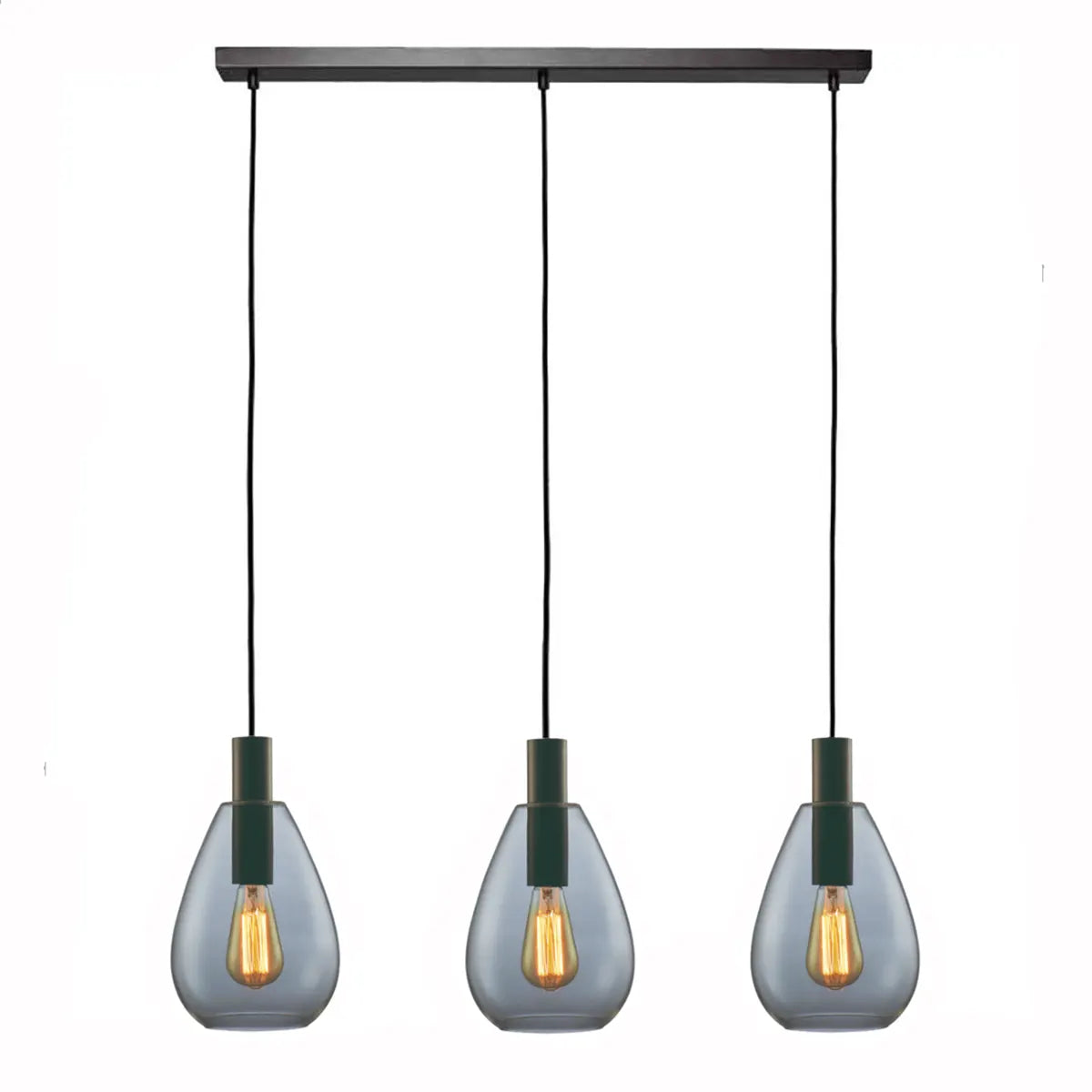Freelight hanglamp Dorato - 3 lichts - 110 x 150 cm - zwart